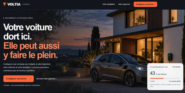 Héros du site VOLTIA Charge
