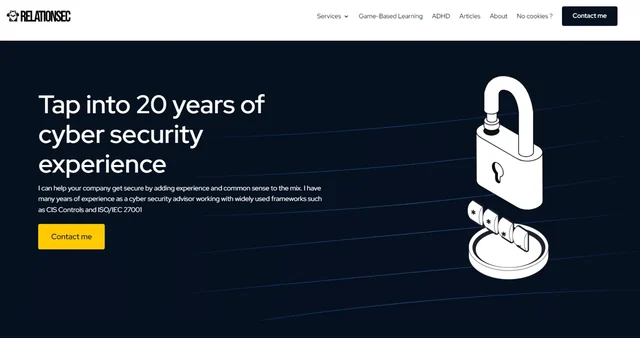 Héros du site Relations Security