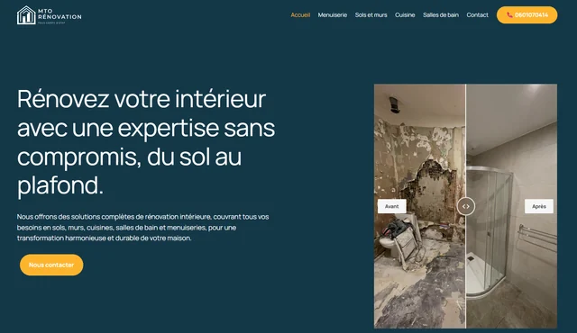 Héros du site MTO Rénovation