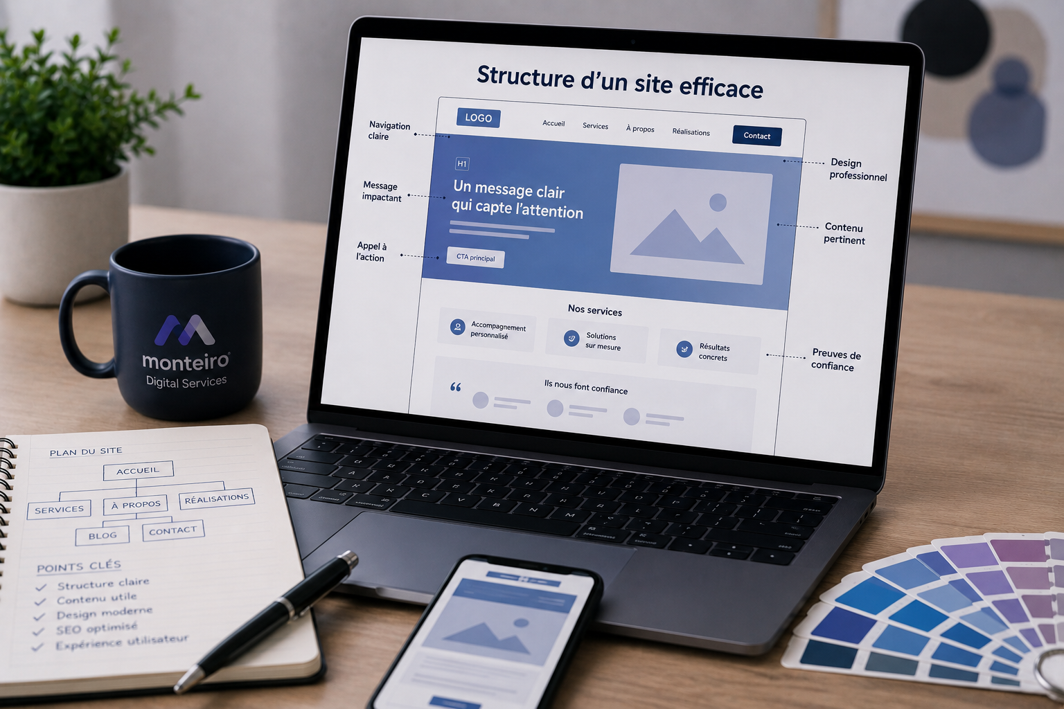 Site WordPress lent avec analyse des performances, structure web et optimisation mobile. Site WordPress lent avec analyse des performances, structure web et optimisation mobile.